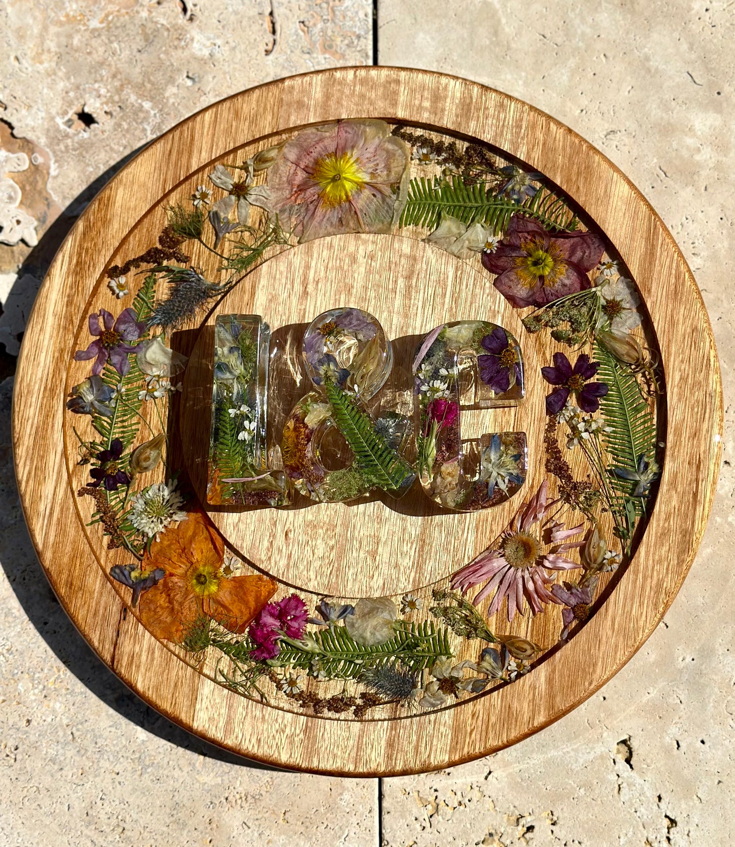 Letter Flower Preservations