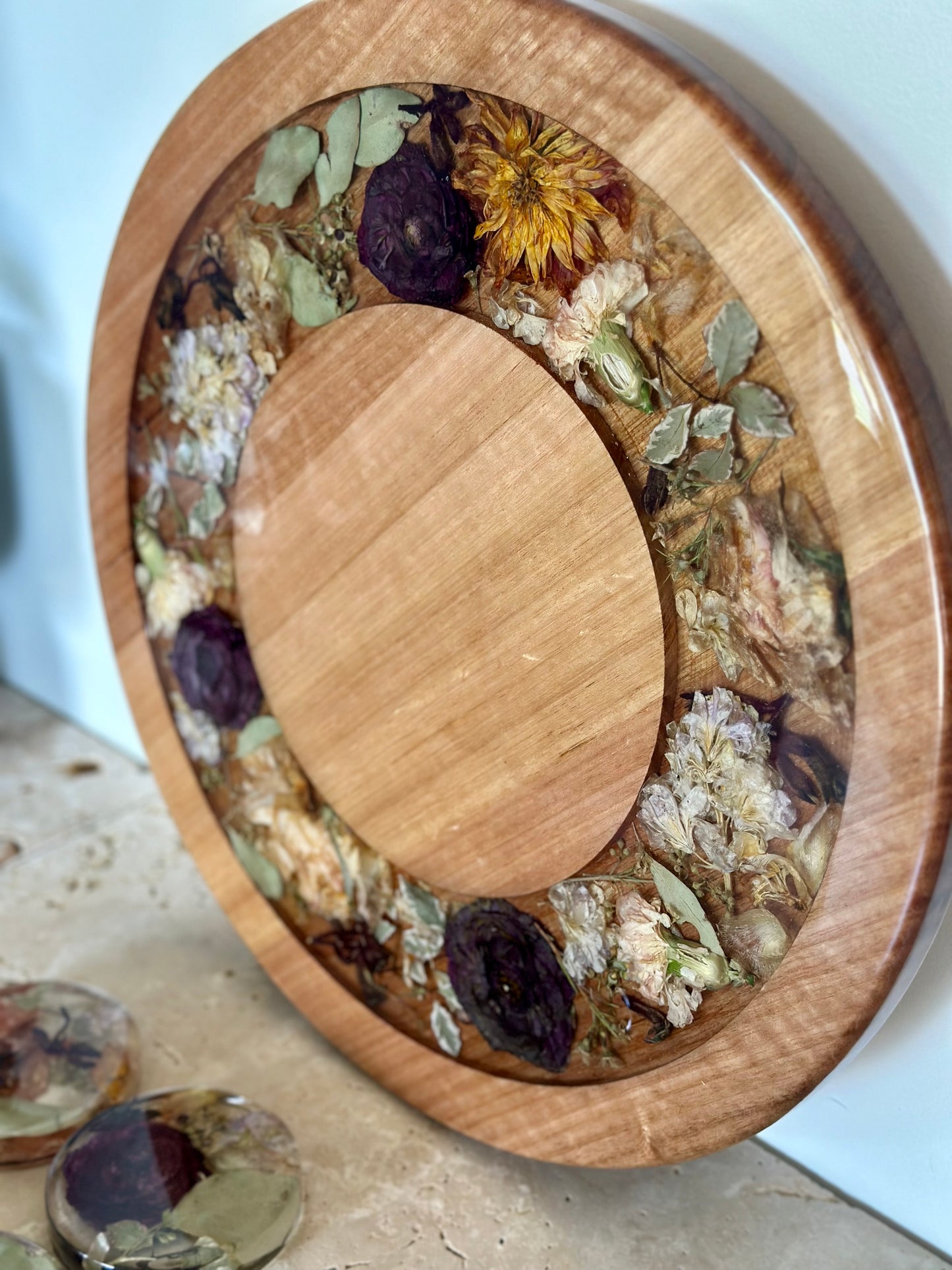 Flower Preservation Lazy Susan Large