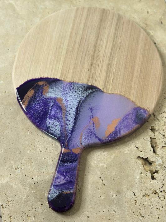 Round Paddle Resin Serving Board