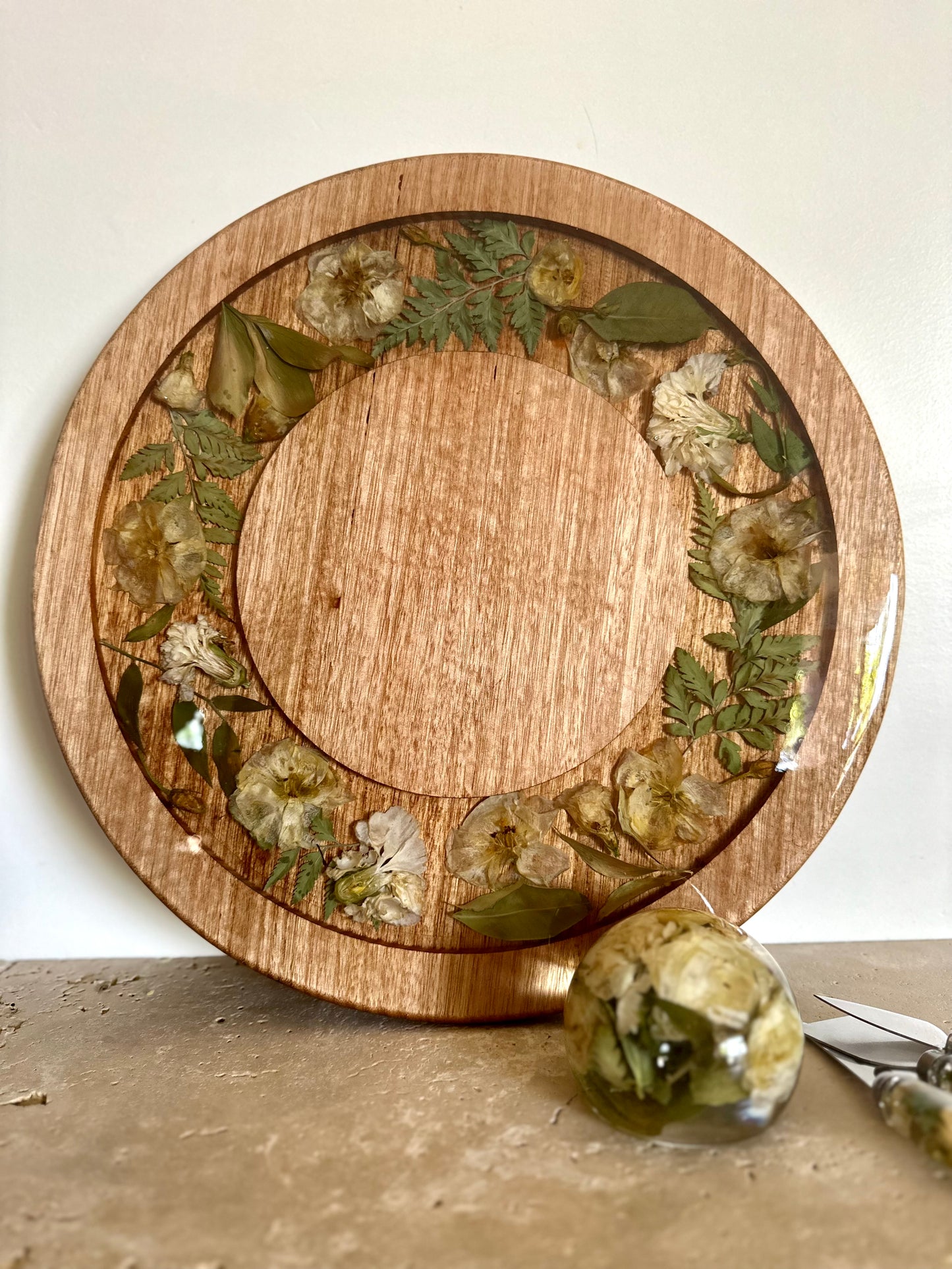 Flower Preservation Lazy Susan Large