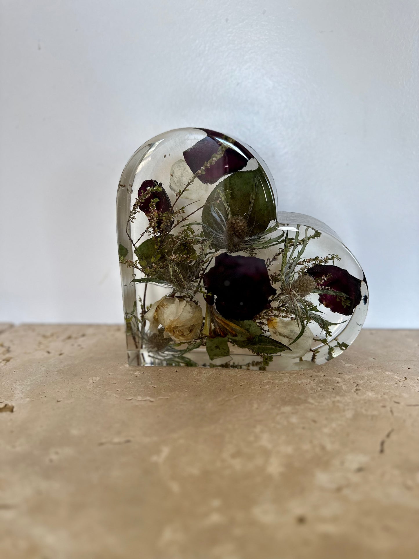 Freestanding Heart Flower Preservation