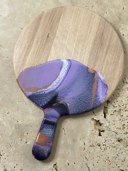 Round Paddle Resin Serving Board