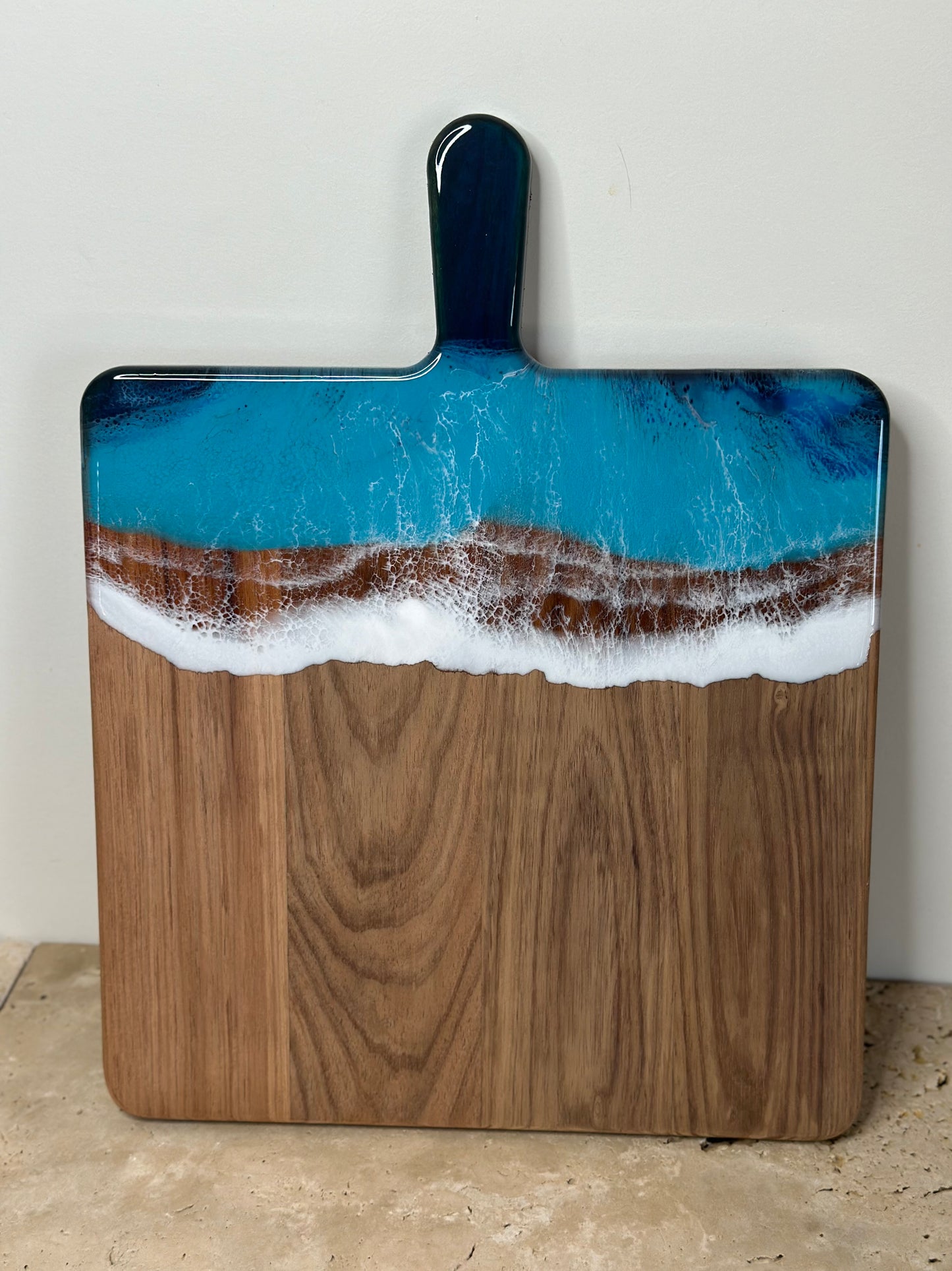 Large Square Paddle Resin Serving Board