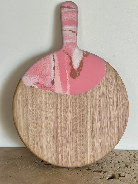 Round Paddle Resin Serving Board