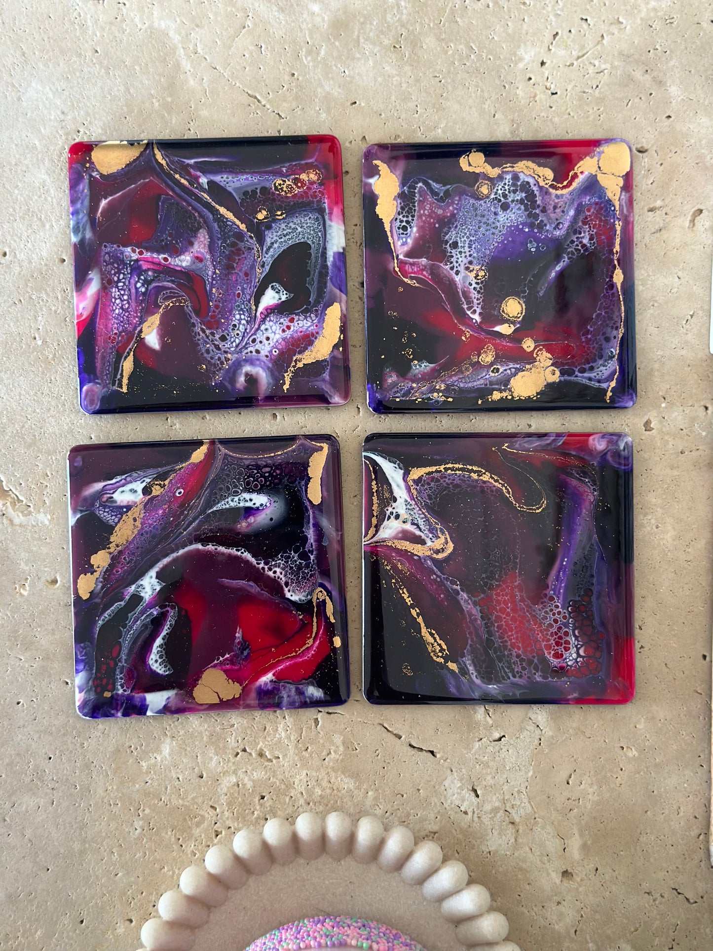 Square Resin Coasters