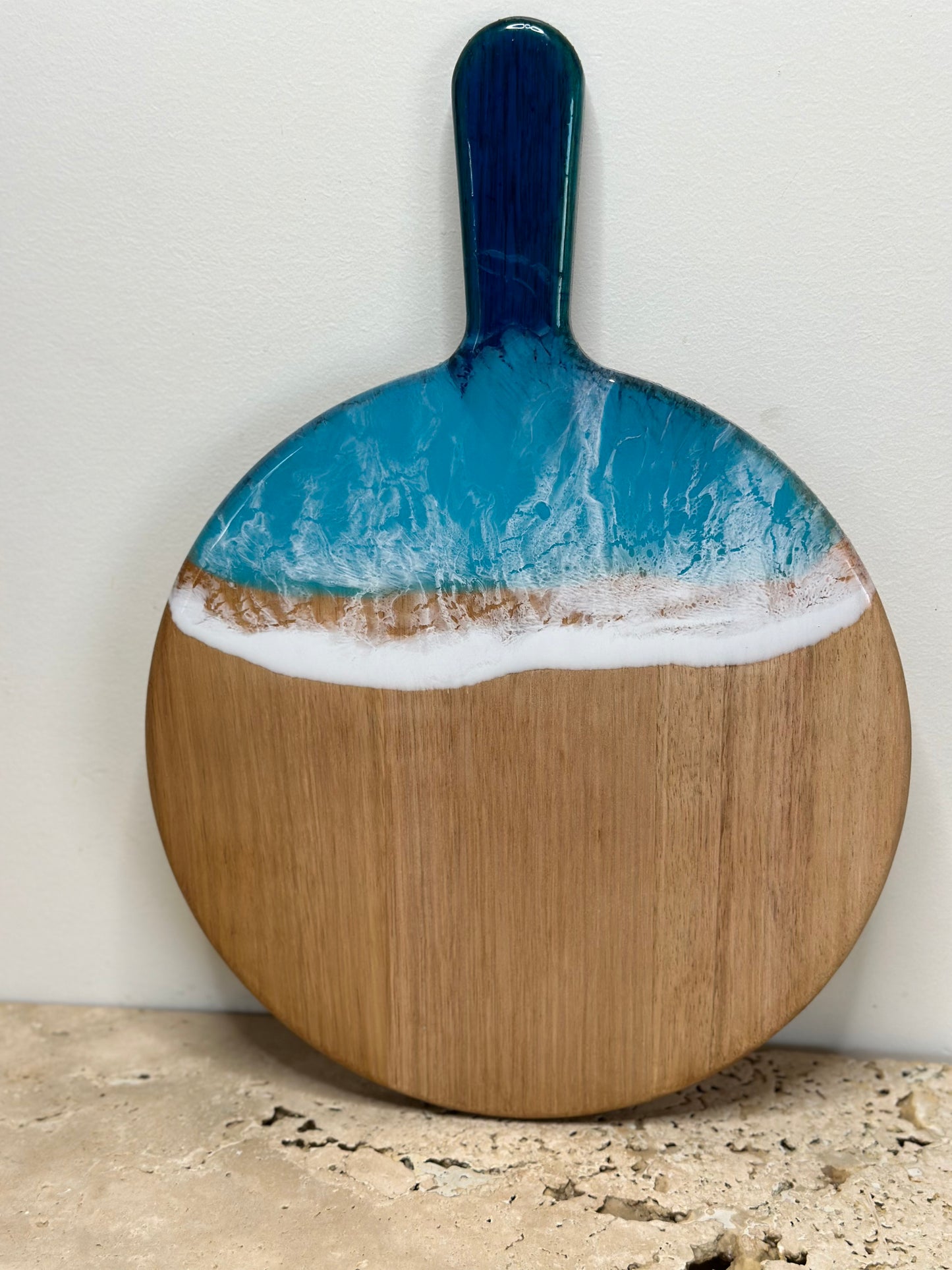 Round Paddle Resin Serving Board