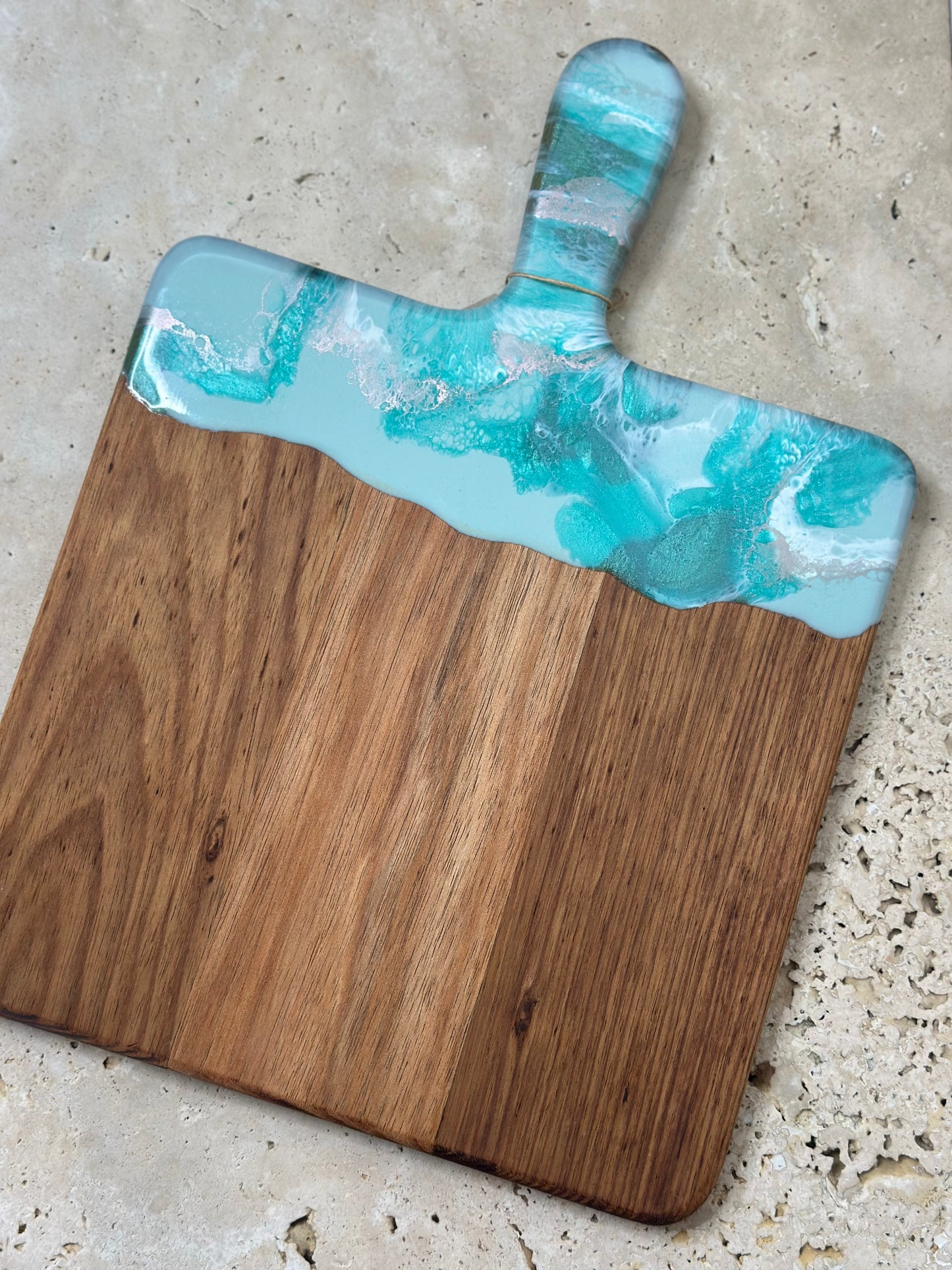 Square Paddle Resin Serving Board