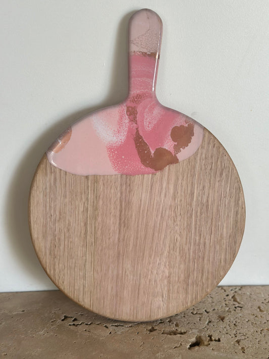 Round Paddle Resin Serving Board