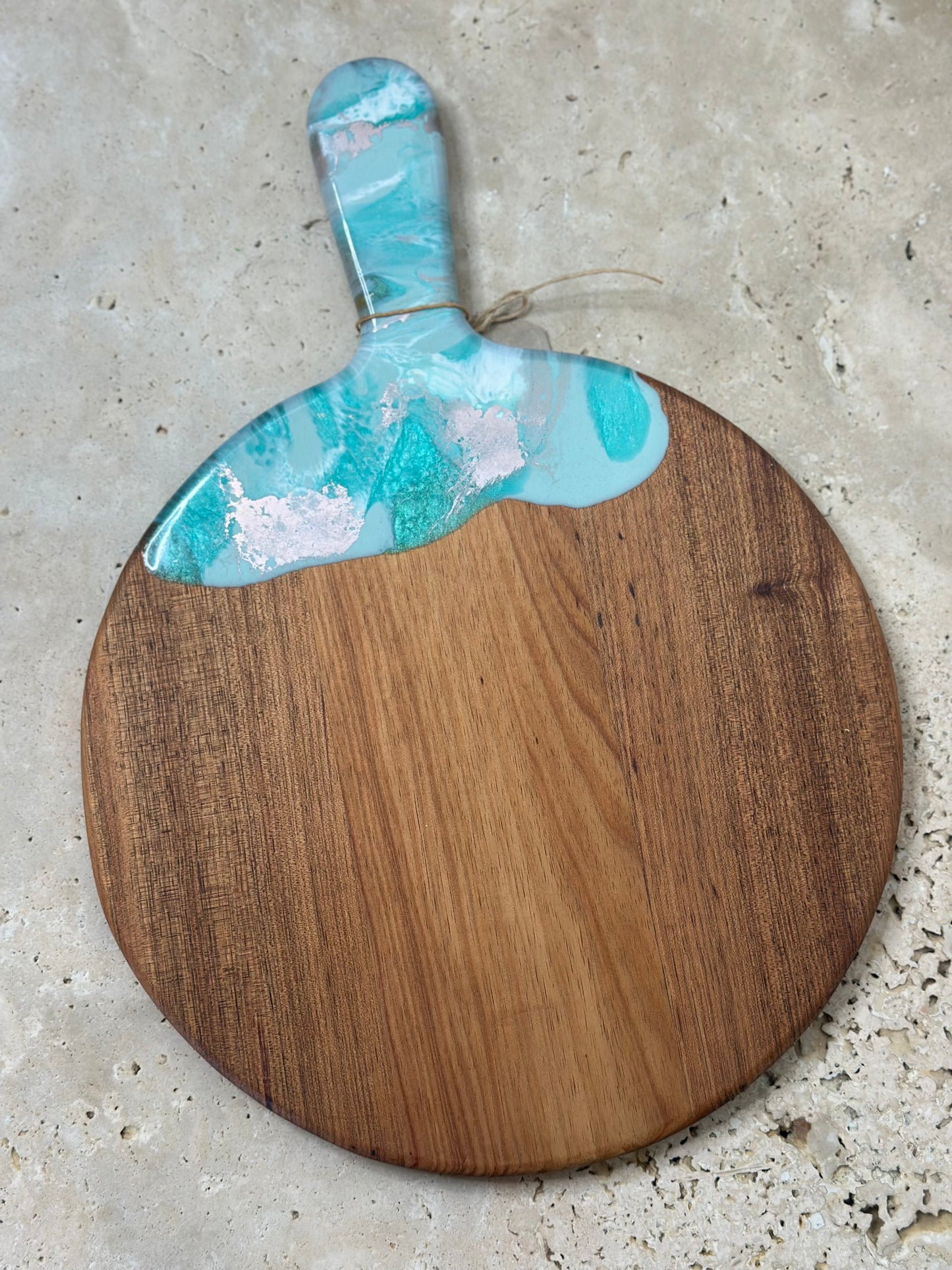 Round Paddle Resin Serving Board