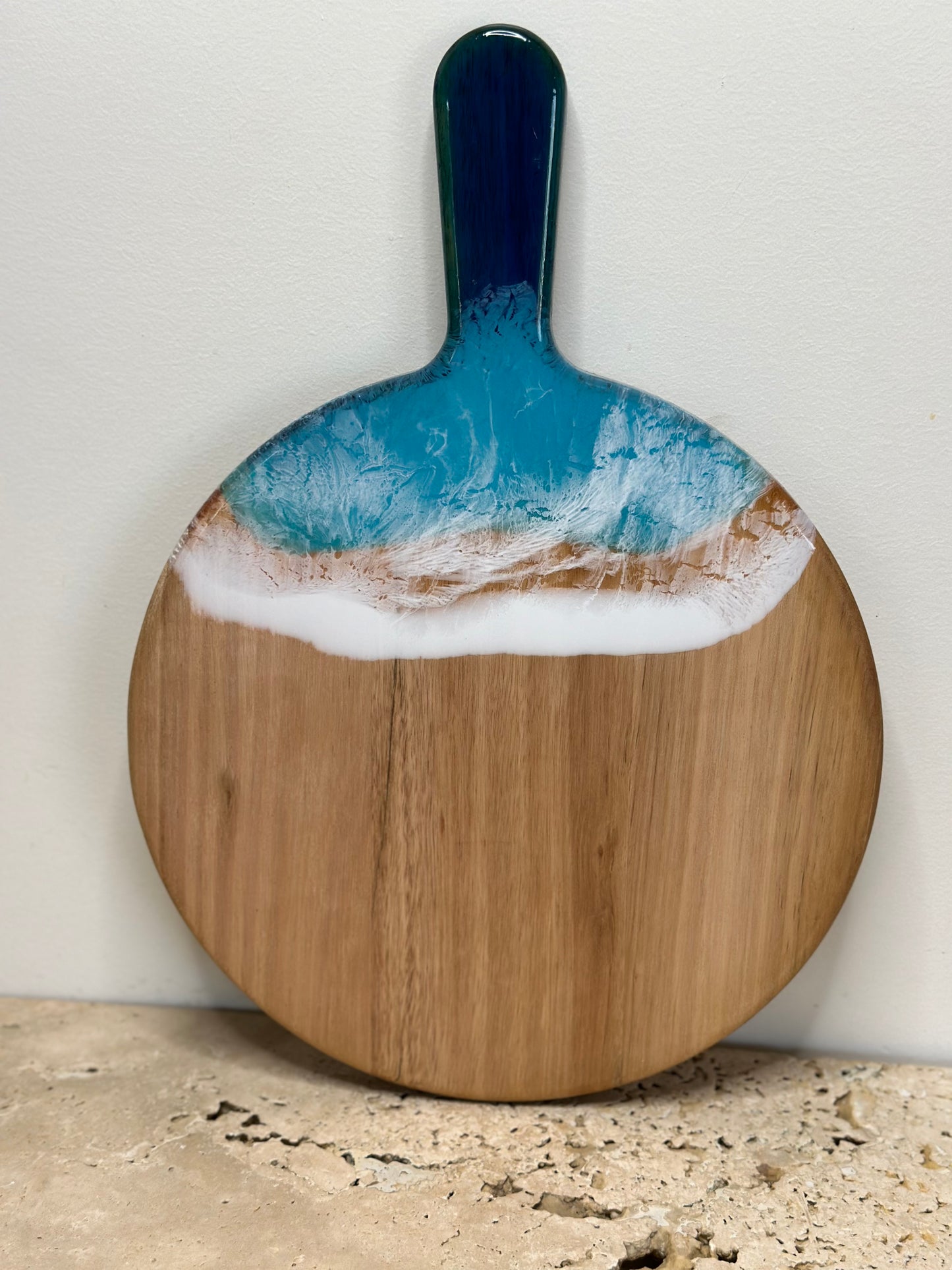 Round Paddle Resin Serving Board