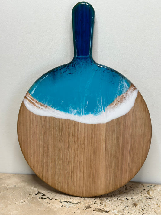 Round Paddle Resin Serving Board