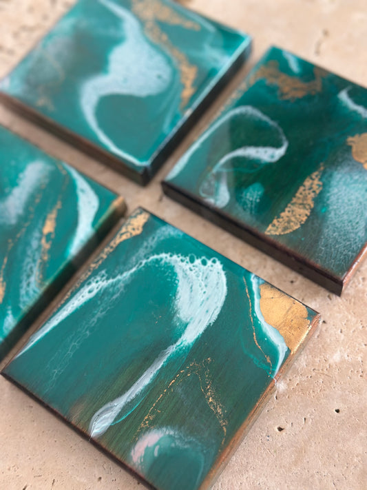 Square Resin Coasters