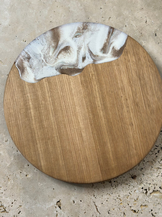 Round Resin Serving Stand