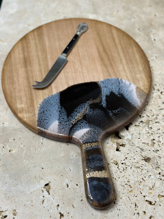 Round Paddle Resin Serving Board