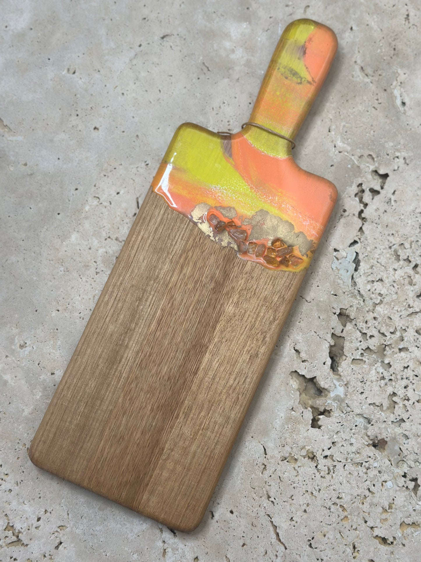 Rectangle Resin Paddle Serving Board