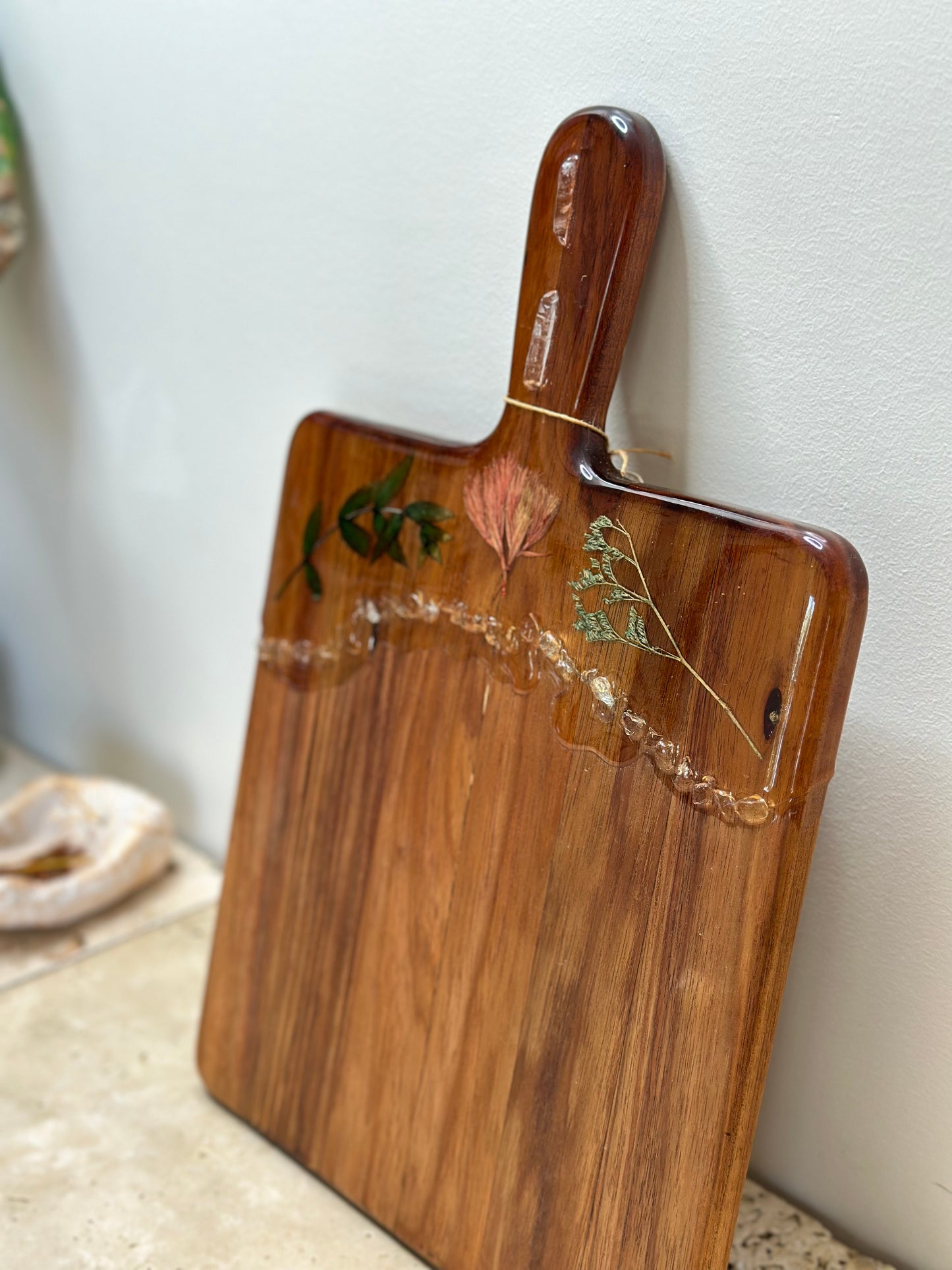 Square Paddle Resin Serving Board