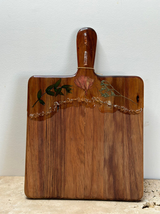 Square Paddle Resin Serving Board