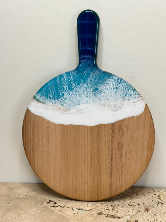 Round Paddle Resin Serving Board