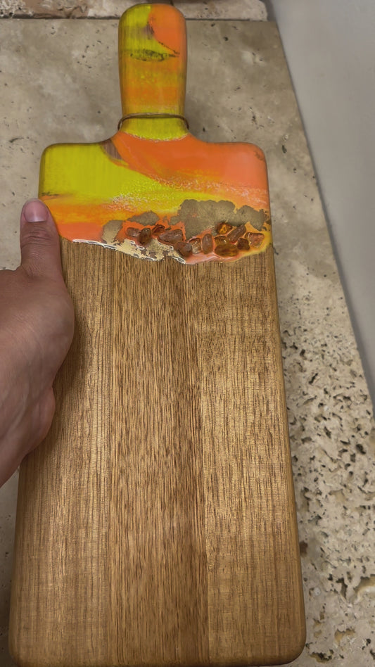 Rectangle Resin Paddle Serving Board