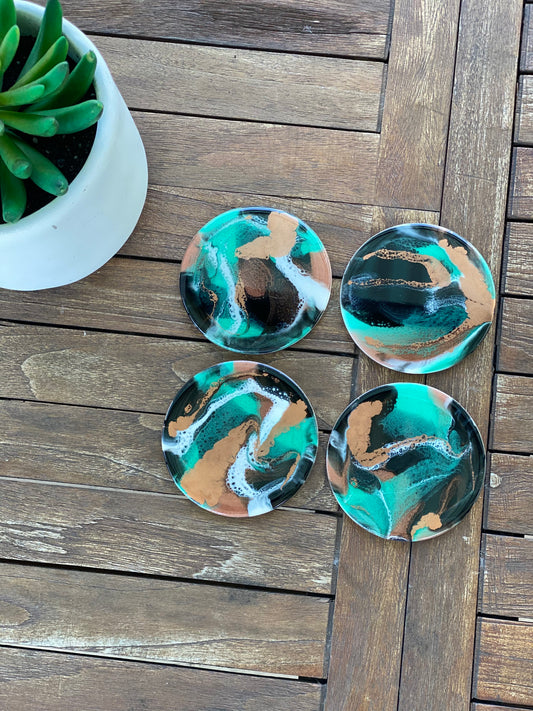 Round Resin Coasters