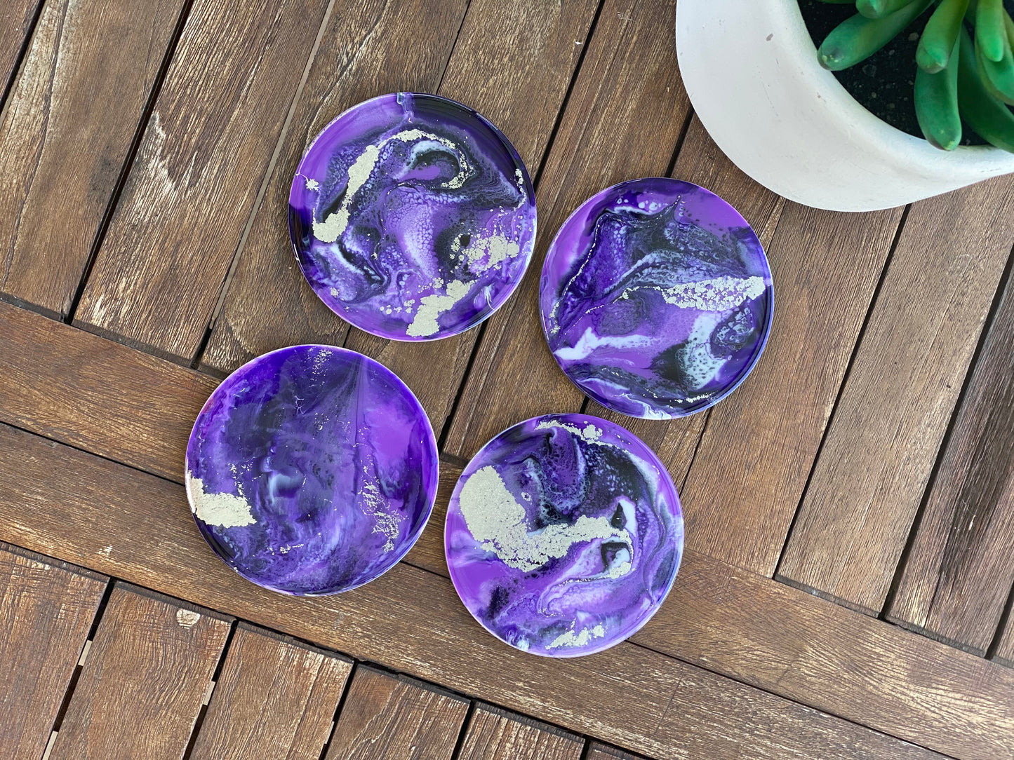 Round Resin Coasters