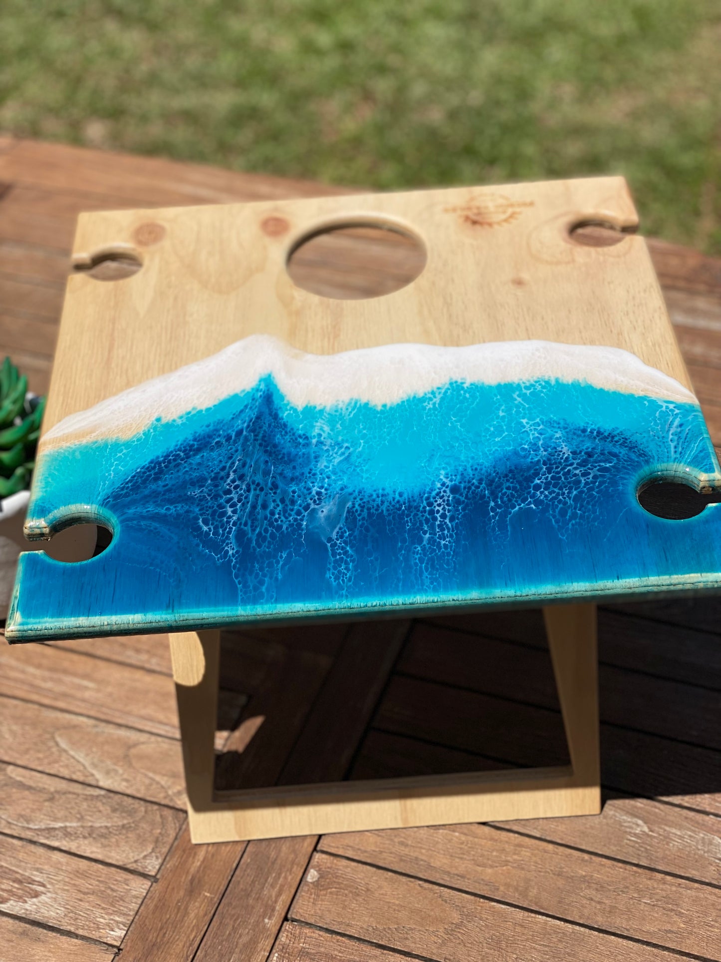 Resin Wine Picnic Table - PRE ORDER