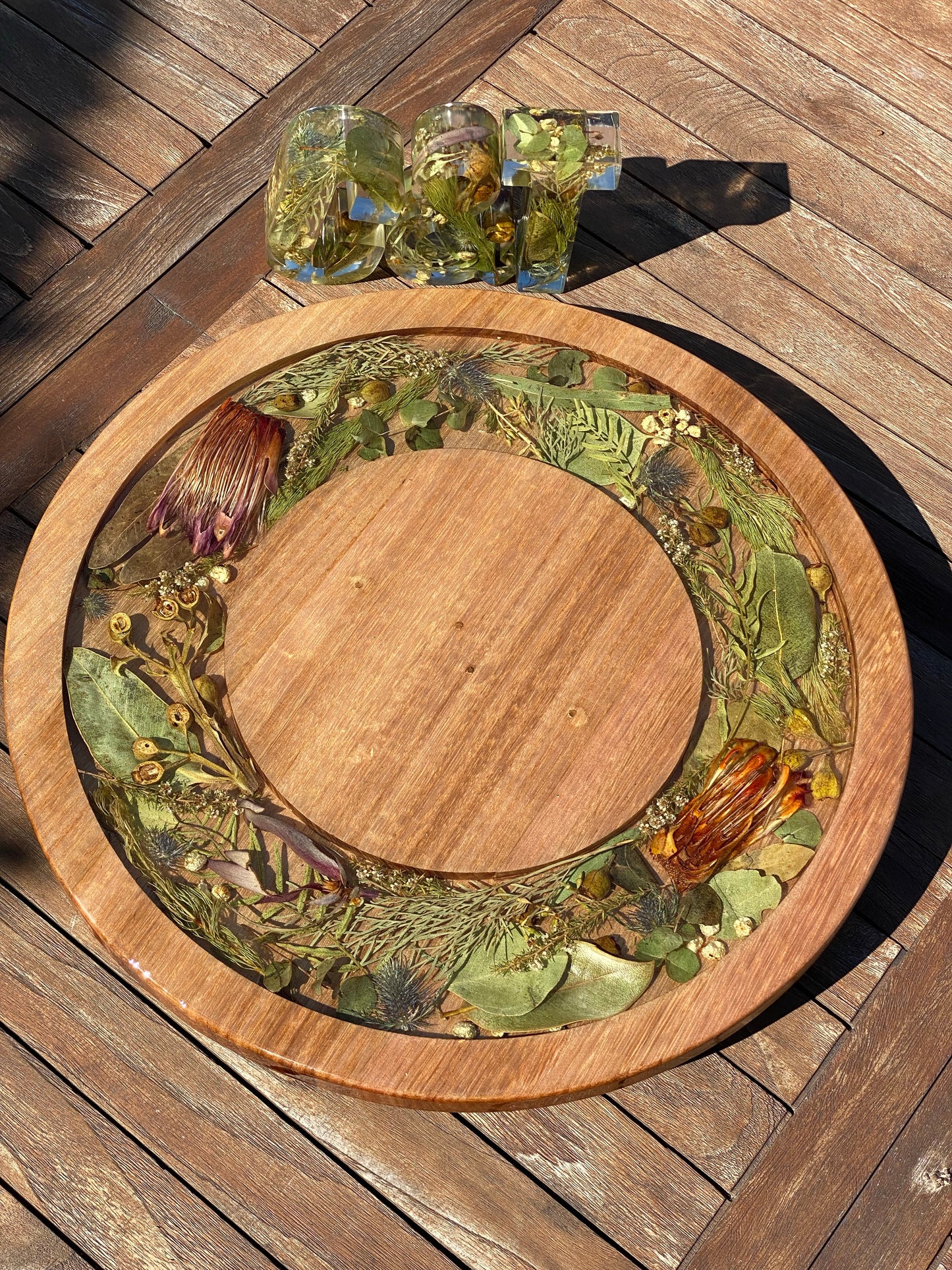 Flower Preservation Lazy Susan Large