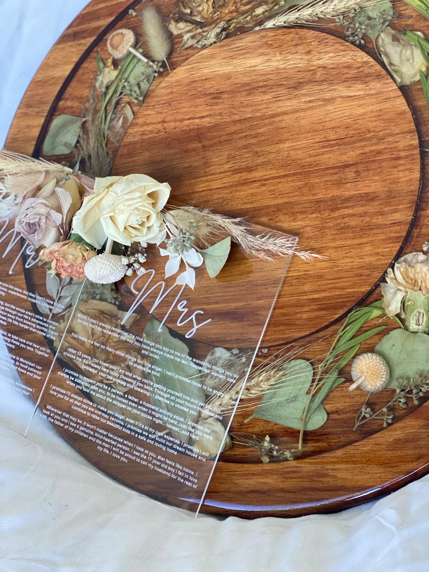 Flower Preservation Lazy Susan Large