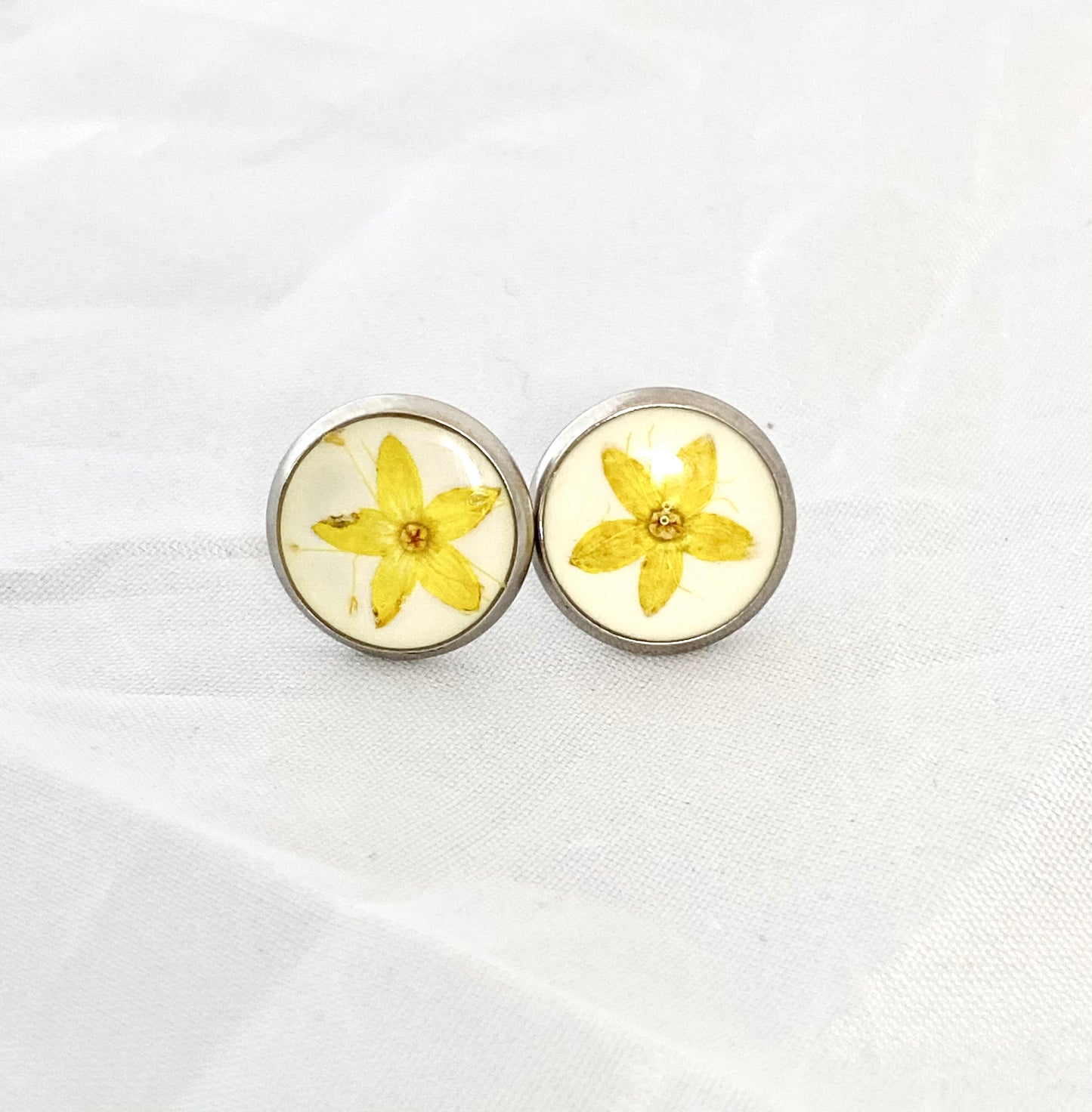 Resin Earring Flower Preservation